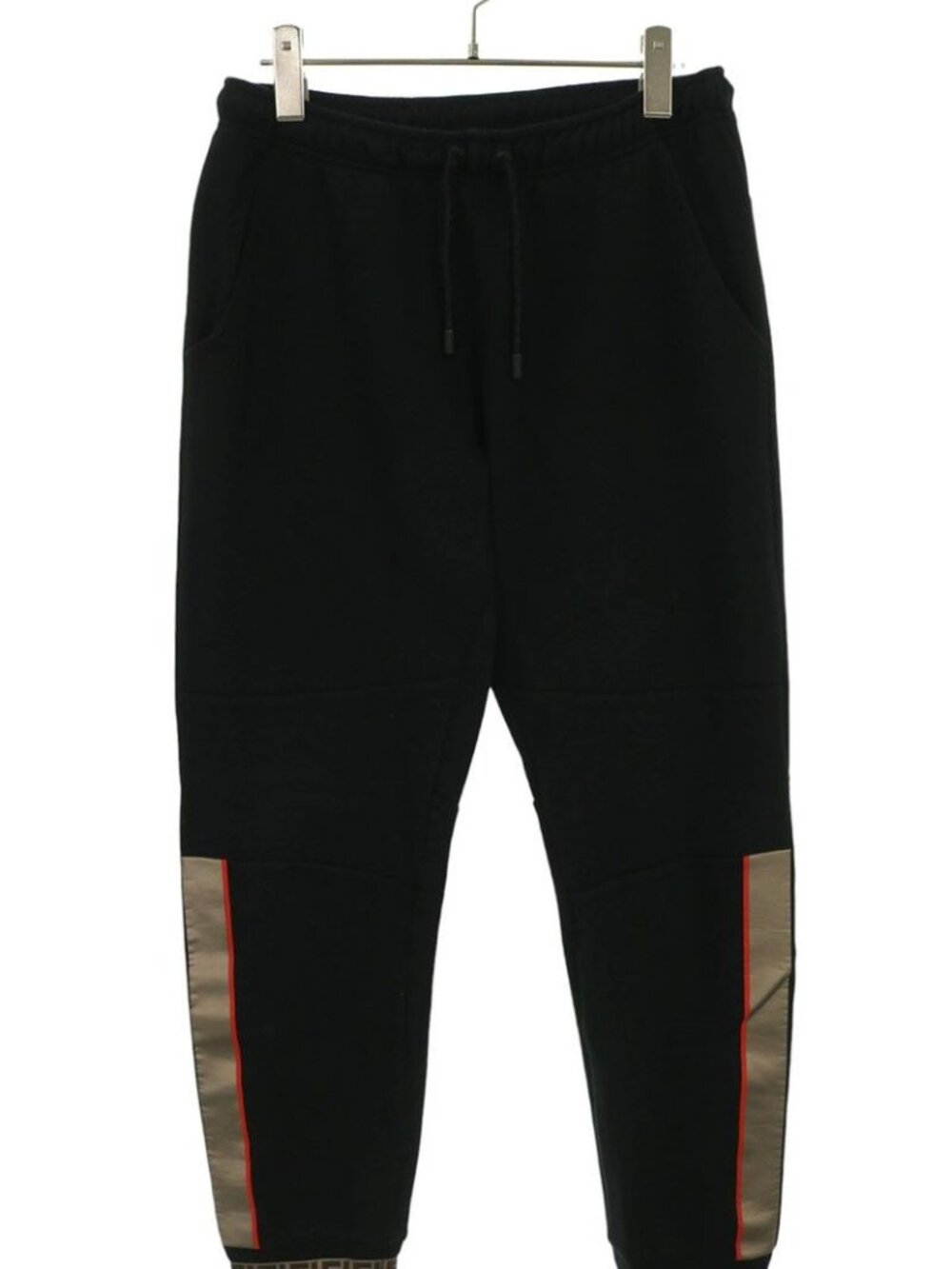 Fendi FF Zucca Pattern Rib Sweatpants Pants 46